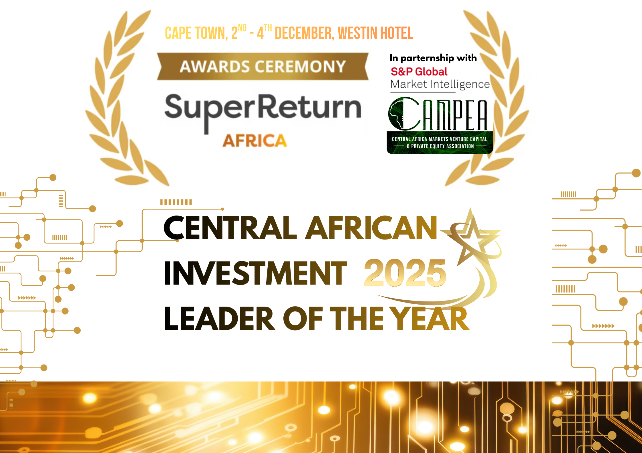 SRA-CAMPEA Central Africa Investment Leader Awards 2025.